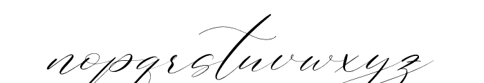 Gashina Lattiva Italic Font LOWERCASE