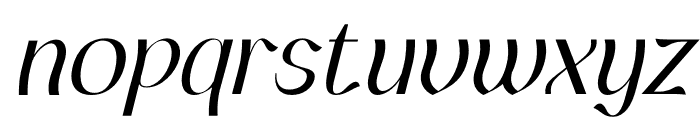 Gaslrile Italic Font LOWERCASE