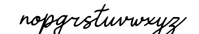 Gastella Night Script Italic Font LOWERCASE