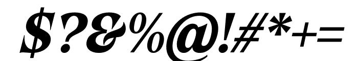 Gastey Italic Font OTHER CHARS