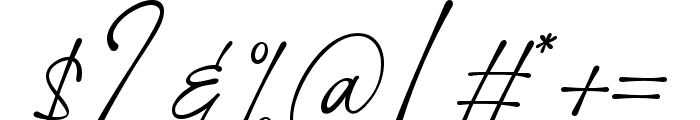 Gasthony Signature Font OTHER CHARS