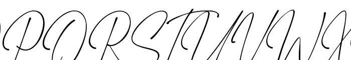Gasthony Signature Font UPPERCASE
