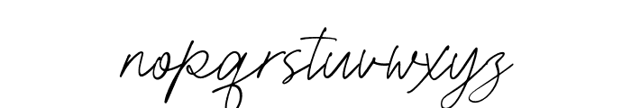 Gaston&Jacklyn-Regular Font LOWERCASE