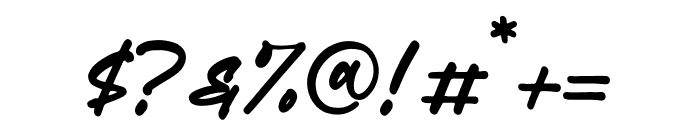 Gastony Signature Font OTHER CHARS