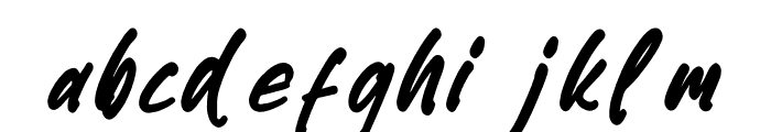 Gastony Signature Font LOWERCASE
