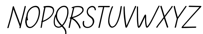 Gastron-Italic Font UPPERCASE