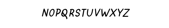 Gastron-Italic Font LOWERCASE