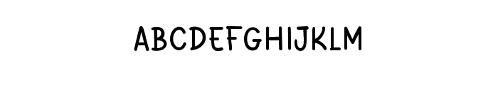 GastronRegular Font LOWERCASE