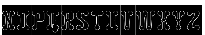 Gastronomy-Hollow-Inverse Font UPPERCASE