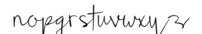 Gastton Font LOWERCASE
