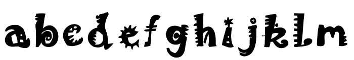 Gatcha Word Font LOWERCASE