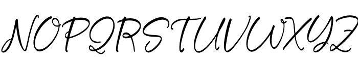 Gatelyne Italic Font UPPERCASE