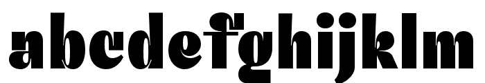 Gatezink-Regular Font LOWERCASE