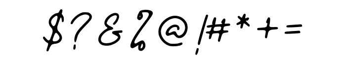 Gatheline Signature Font OTHER CHARS