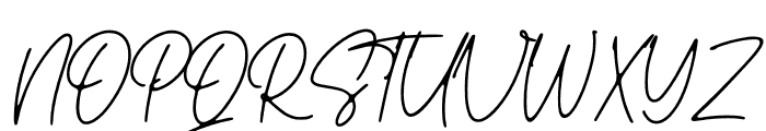 Gatheline Signature Font UPPERCASE