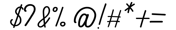 Gathenbury Typeface Font OTHER CHARS