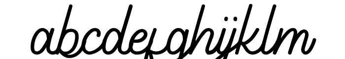 Gathenbury Typeface Font LOWERCASE
