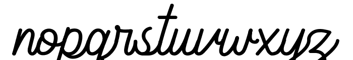 Gathenbury Typeface Font LOWERCASE