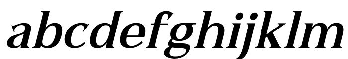 Gathero Italic Font LOWERCASE