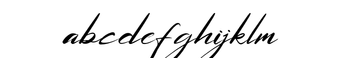Gathiya Italic Font LOWERCASE