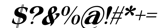 Gatile Italic Font OTHER CHARS