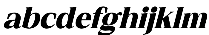 Gatile Italic Font LOWERCASE