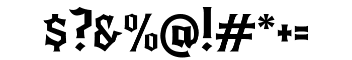 Gatka Regular Font OTHER CHARS