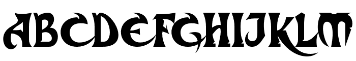 Gatka Regular Font LOWERCASE