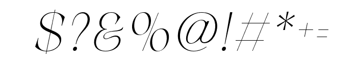Gatlinburg-Italic Font OTHER CHARS