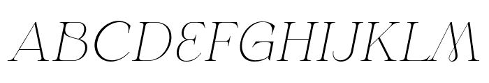 Gatlinburg-Italic Font UPPERCASE
