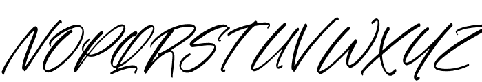 Gatmoley Italic Font UPPERCASE