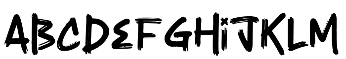 Gatrich Font UPPERCASE