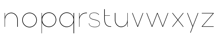 Gatte Modern Thin Font LOWERCASE