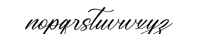 Gattenburg Mikalia Italic Font LOWERCASE