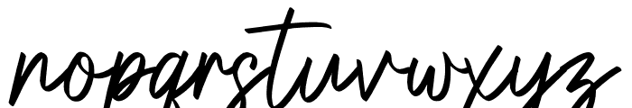 Gatteway Signature Font LOWERCASE