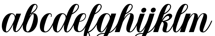 GaulmenScript Font LOWERCASE