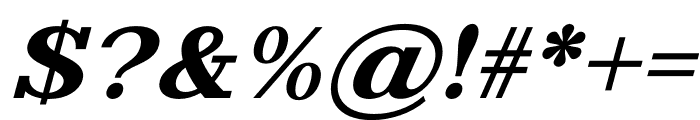 Gaverly Italic Font OTHER CHARS
