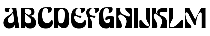 Gavian Regular Font UPPERCASE