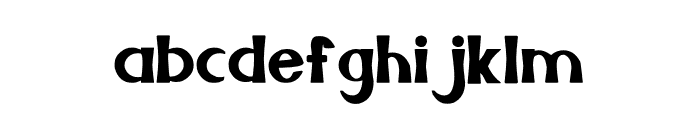 Gavrella Font LOWERCASE