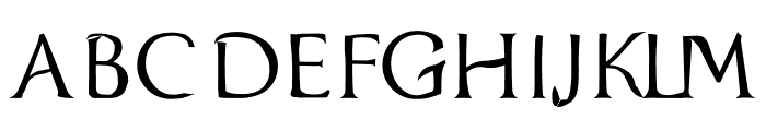 Gawitase Font UPPERCASE