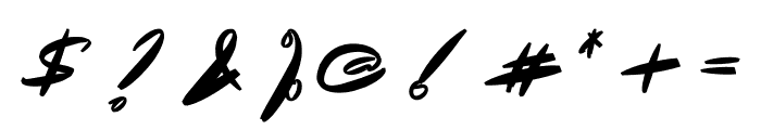 Gayamores Basic Font OTHER CHARS