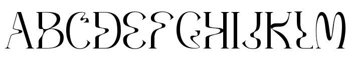 Gaykin-Regular Font UPPERCASE
