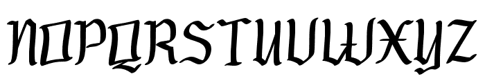 Gayoste Regular Font UPPERCASE