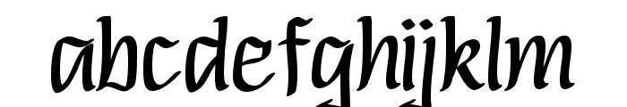 Gayoste Regular Font LOWERCASE