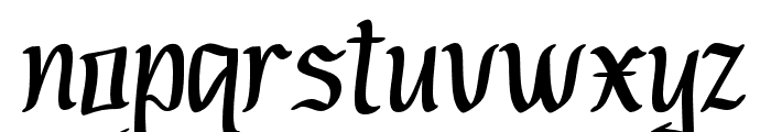 Gayoste Regular Font LOWERCASE