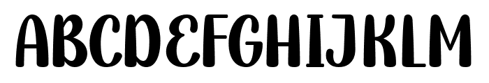 Geaby Font UPPERCASE