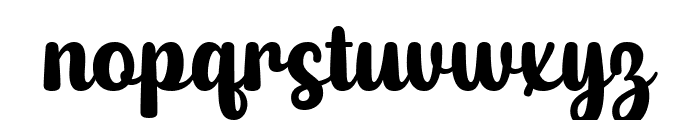 Geaby Font LOWERCASE