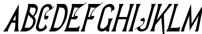 Geajer-Italic Font UPPERCASE