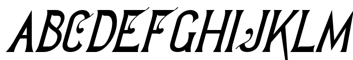 Geajer-Italic Font LOWERCASE