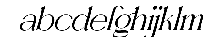 Gealova Italic Font LOWERCASE